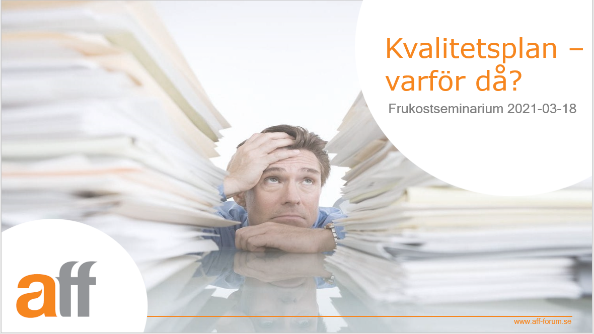 Seminarium – Kvalitetsplan