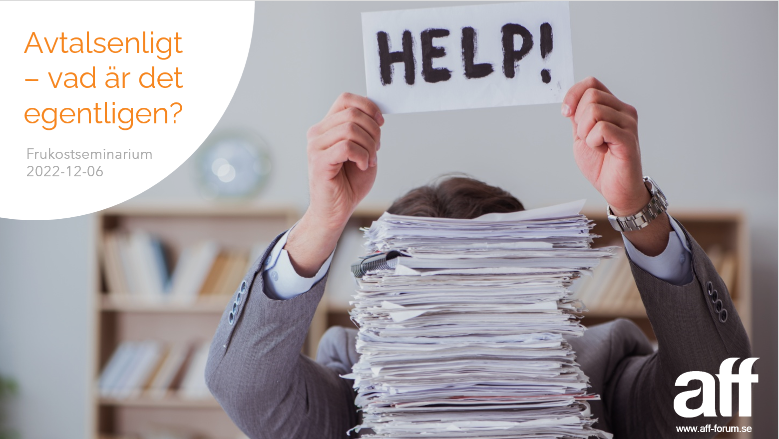 Frukostseminarium – Avtalsenligt, vad är det?